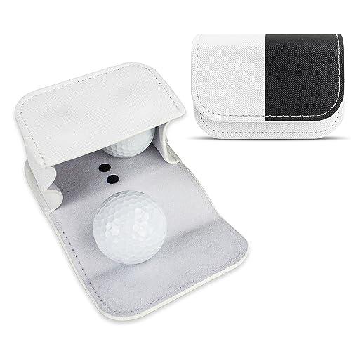 Crestgolfゴルフ ボールポーチ ゴルフ ポーチ ボール2個入れ用 ゴルフ 