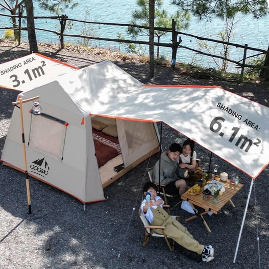 【特価セール】ADAWO ワンタッチテント テント2~4人用 キャンプ オートテ ADAWO ワンタッチテント テント2~4人用 キャンプ オートテント