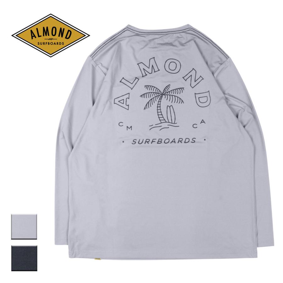 アーモンド ラッシュガード メンズ ブランド 長袖 Tシャツ おしゃれ 長袖tシャツ ウエットスーツ ウエットスーツ素材 パームツリー ヤシの木 海 ナイロン サーフ Alm Gp 007 Blueism 通販 Yahoo ショッピング