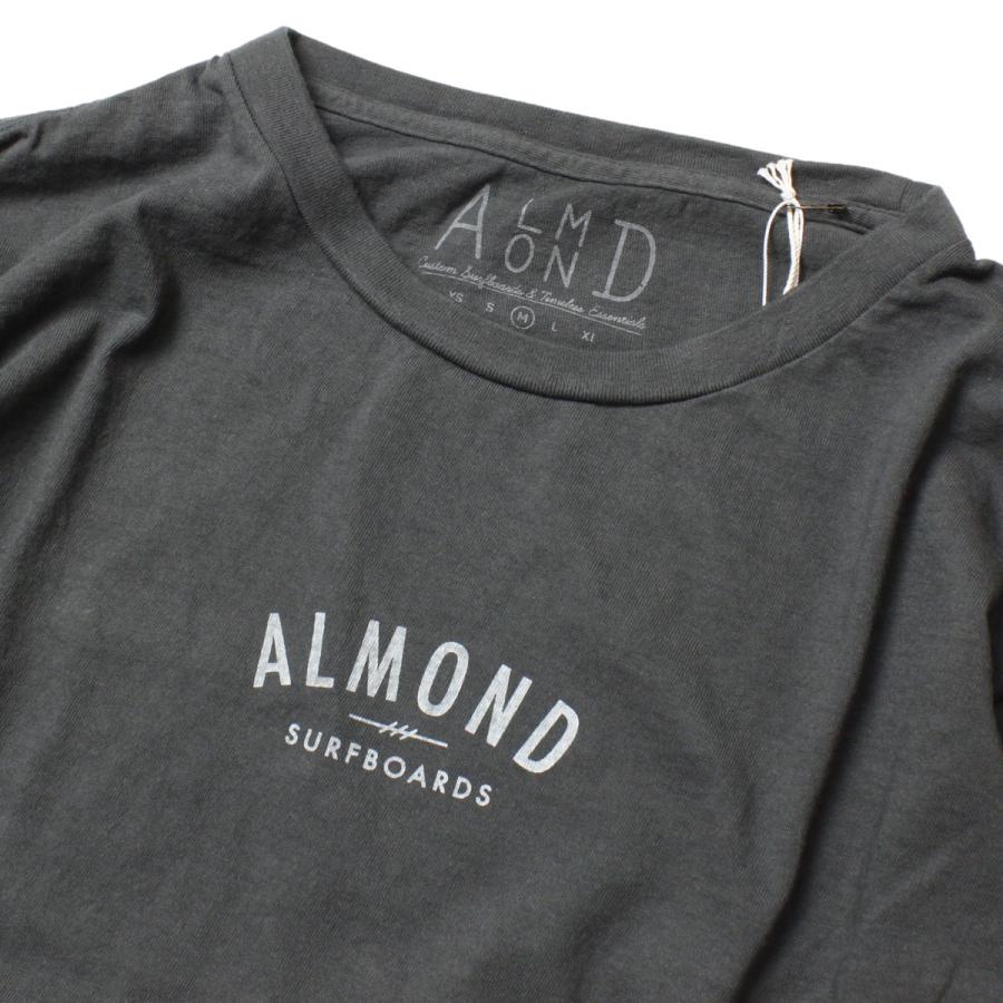 アーモンド Tシャツ 長袖 メンズ レディース ブランド おしゃれ 袖プリント 長袖tシャツ ロングtシャツ ロンt 日本製 ロゴ サーフ 白 Alm Ls1906w Blueism 通販 Yahoo ショッピング