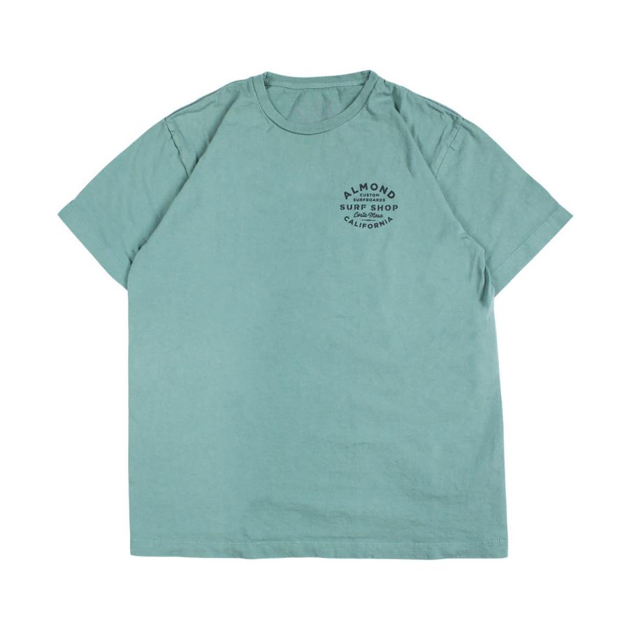 アーモンド Tシャツ 半袖 ブランド メンズ レディース おしゃれ 綿 半袖tシャツ ロゴ バックプリント イラスト Usaコットン 日本製 サーフ Alm Ts2216 Blueism 通販 Yahoo ショッピング