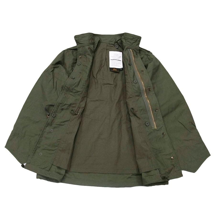 ALPHA INDUSTRIES M-65 ミリタリージャケット ネイビー ALPHA INDUSTRIES M-65 ミリタリージャケット ネイビー ALPHA