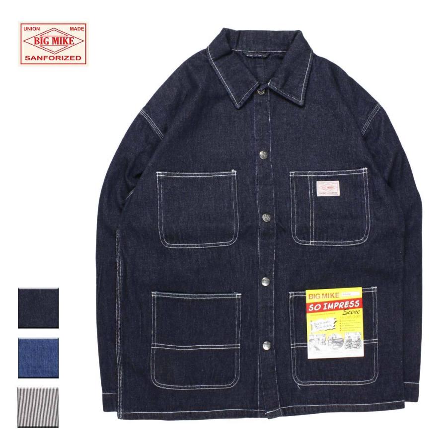ビッグマイク カバーオール メンズ ブランド 春 おしゃれ カバーオールジャケット カバーオール ジャケット ワークジャケット カバーオールジャケット デニム ジーンズ 春 秋 冬 アメカジ Bgm Blueism