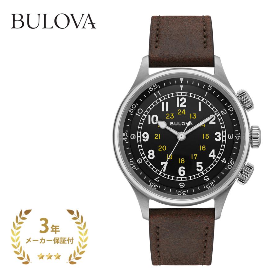 Military（BULOVA） ブローバ ミリタリー 腕時計 ブランド 42mm メンズ