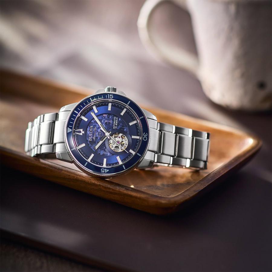 Marine Star ブローバ マリンスター 腕時計 ブランド 45mm メンズ 