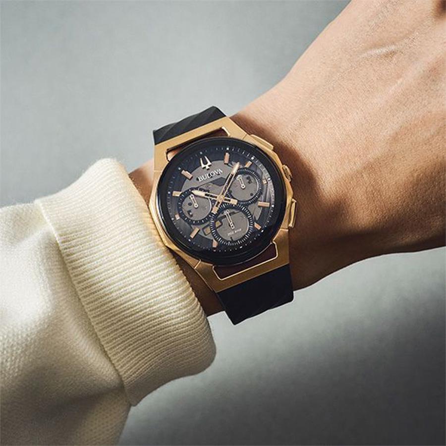 BULOVA（ブローバ） カーブ 腕時計 ブランド 44mm メンズ ブランド