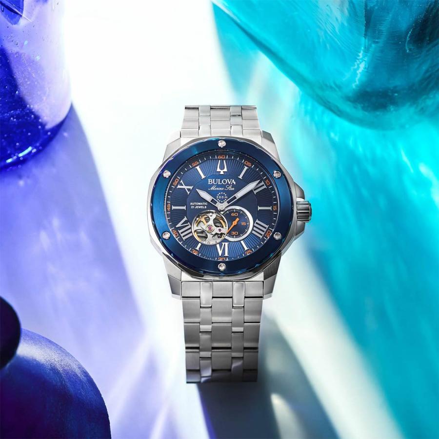 BULOVA Marine Star 自動巻き 腕時計 Marine Star ブローバ 腕時計 マリンスター 時計 ブランド 45mm メンズ