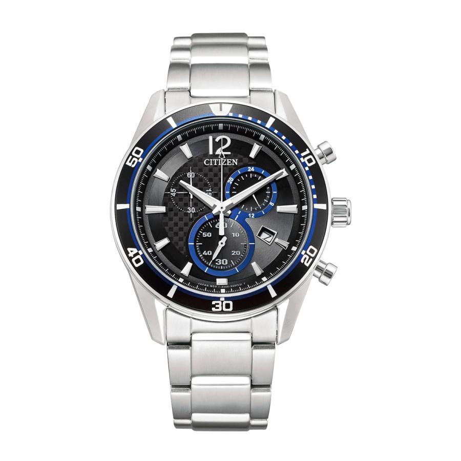 シチズン 腕時計 メンズ 高級 シチズンコレクション おしゃれ ブランド 時計 39.8mm エコドライブ 丸型 クロノグラフ ステンレス シルバー｜blueism-y｜02