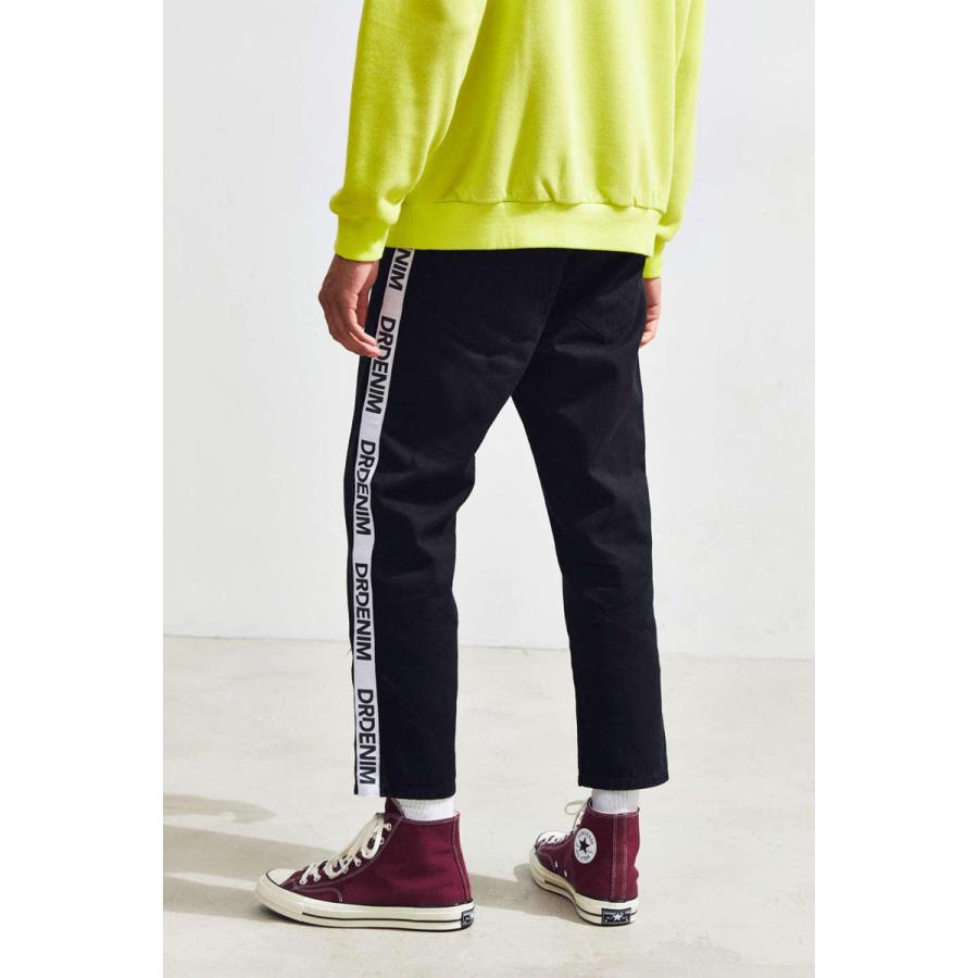 ドクターデニム パンツ メンズ ブランド おしゃれ クロップドパンツ ラインパンツ ブランドロゴ ロゴ カジュアル スポーティー ブラック 黒 Drd 2 A52 Blueism 通販 Yahoo ショッピング