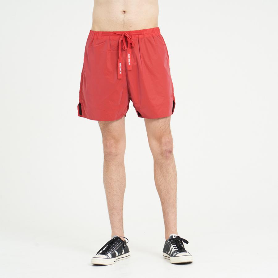 ショートパンツ メンズ ブランド ショーツ ハーフパンツ おしゃれ パンツ 半ズボン ワイドパンツ ワイドショートパンツ 無地 シンプル 赤 黒 Fpk Es 08 Blueism 通販 Yahoo ショッピング