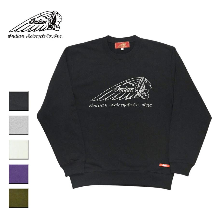 インディアン インディアンモトサイクル トレーナー ブランド おしゃれ メンズ レディース スウェット 30代 40代 ロゴ ネイティブアメリカン Ind Ic 2450 Blueism 通販 Yahoo ショッピング