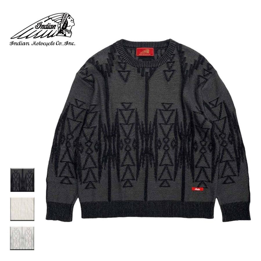 インディアン インディアンモトサイクル セーター メンズ レディース ブランド 長袖 ナバホ 秋冬 秋 冬 おしゃれ 代 30代 40代 黒 Ind Ik 6 Blueism 通販 Yahoo ショッピング