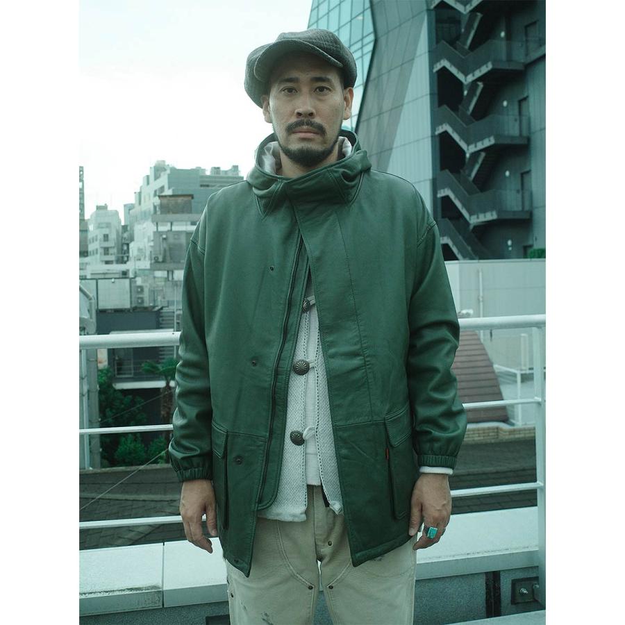 INDIAN レザーパーカー メンズ レディース ブランド おしゃれ  