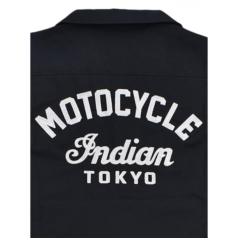 INDIAN（インディアン） オープンカラーシャツ 半袖 メンズ レディース