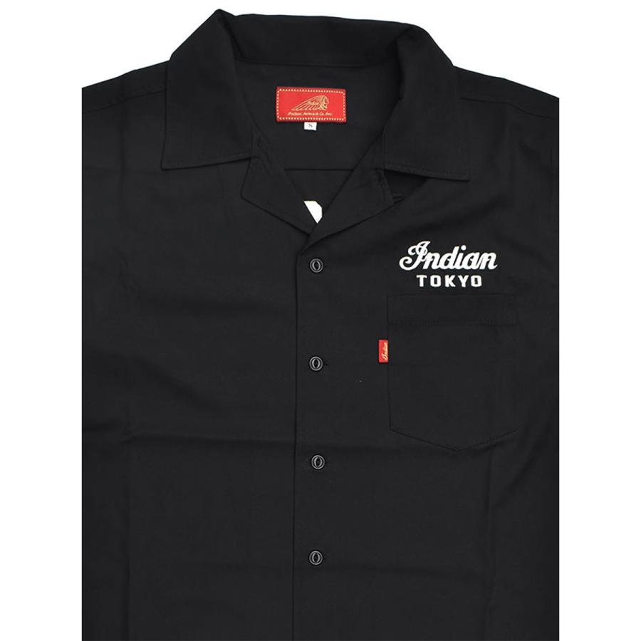 INDIAN（インディアン） オープンカラーシャツ 半袖 メンズ レディース