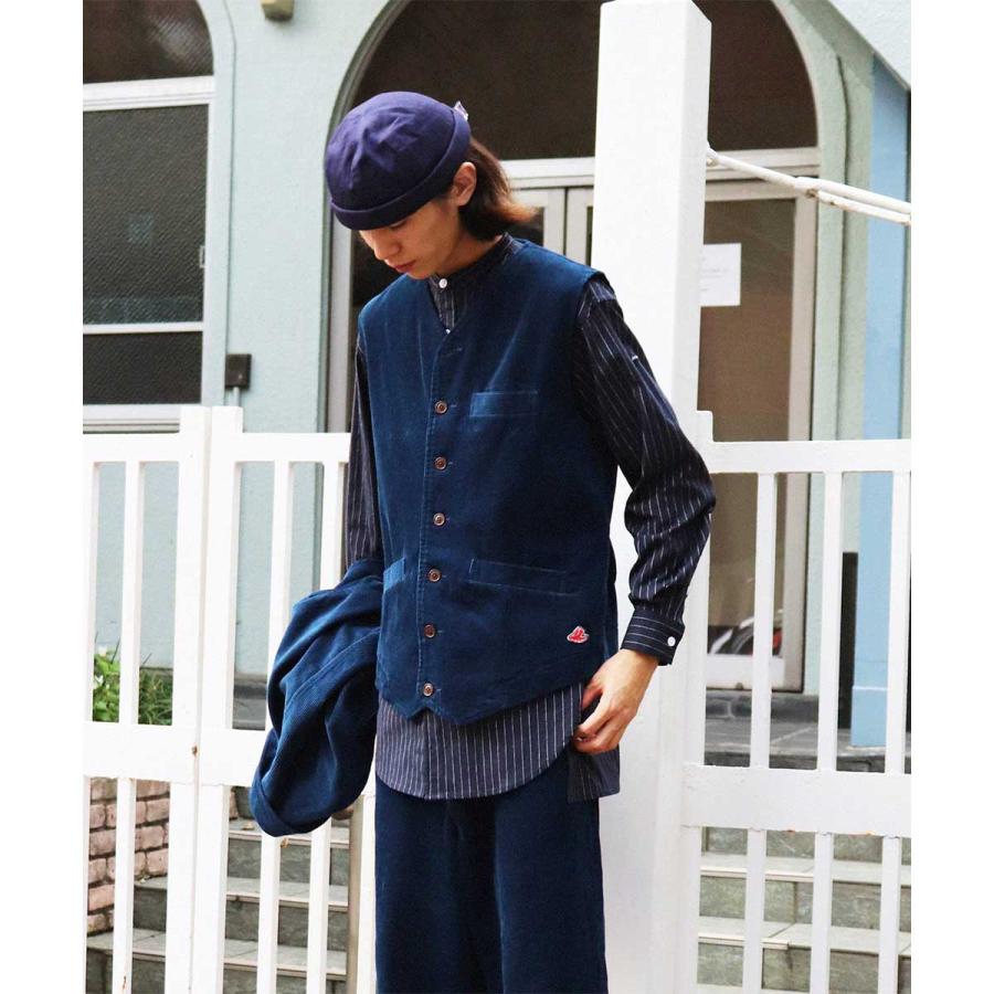 ロメオジリ　コーデュロイベスト　マルチストライプ　コットン　日本製　メンズ　48 ロメオジリ コーデュロイベスト マルチストライプ コットン 日本