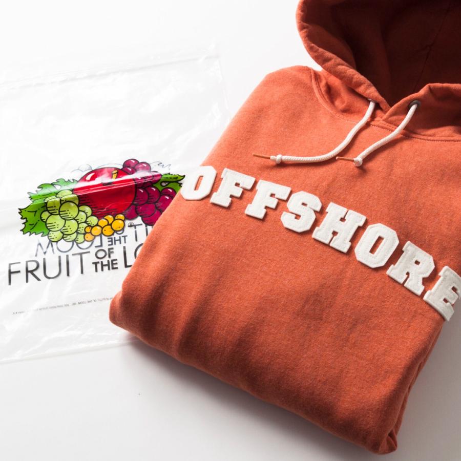 OFFSHORE（オフショア） X フルーツオブザルーム パーカー メンズ 