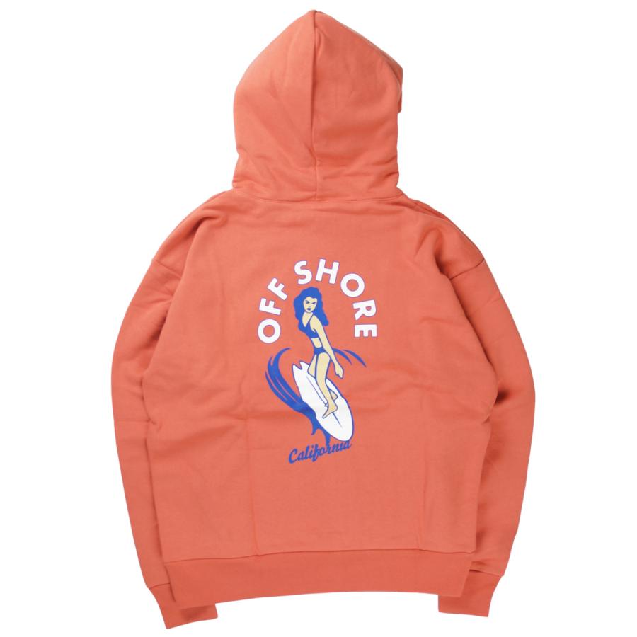 オフショア パーカー ブランド メンズ レディース おしゃれ プルオーバー サーフガール レトロ バックプリント サーフィン サーフ サーフブランド Ofs Os21 1sw 002 Blueism 通販 Yahoo ショッピング