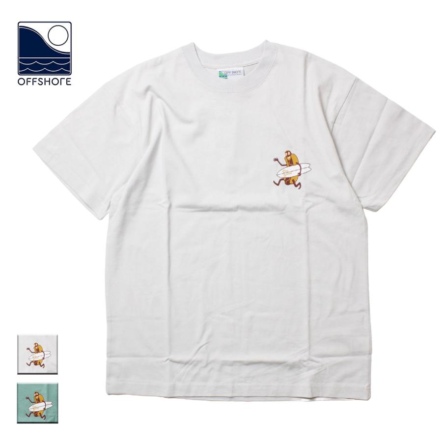 Offshore オフショア Tシャツ メンズ ブランド レディース 半袖 おしゃれ ホットドッグ サーフボード ワンポイント アメリカン サーフ 緑 Ofs Os21 2cs 008w Blueism 通販 Yahoo ショッピング