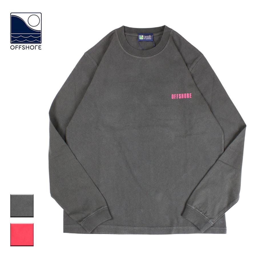 オフショア Tシャツ 長袖 メンズ レディース ブランド おしゃれ ロンt ロングtシャツ ロゴ 胸ロゴ バックプリント サーフ サーフブランド 赤 Ofs Os22 2ds 003 Blueism 通販 Yahoo ショッピング