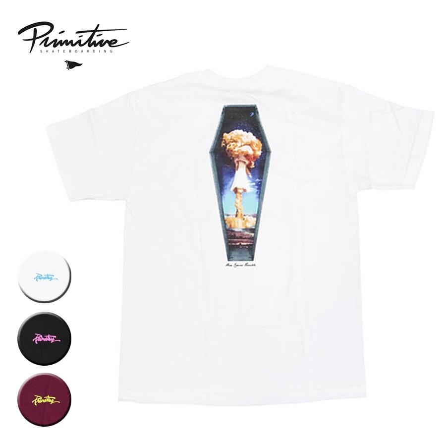 プリミティブ Tシャツ 半袖 メンズ レディース ブランド スケボー おしゃれ 半袖tシャツ 爆発 キノコ雲 バックプリント ロゴ 代 30代 Ooo Prt Papsp1739 Blueism 通販 Yahoo ショッピング