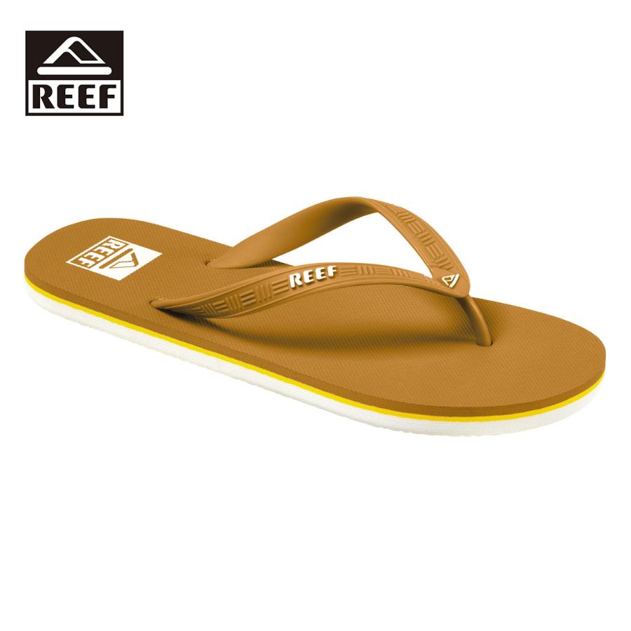 REEF リーフ ビーチサンダル メンズ ブランド おしゃれ サンダル ラバー カジュアル アウトドア サーフ サーフブランド 黄色 マスタード｜blueism-y