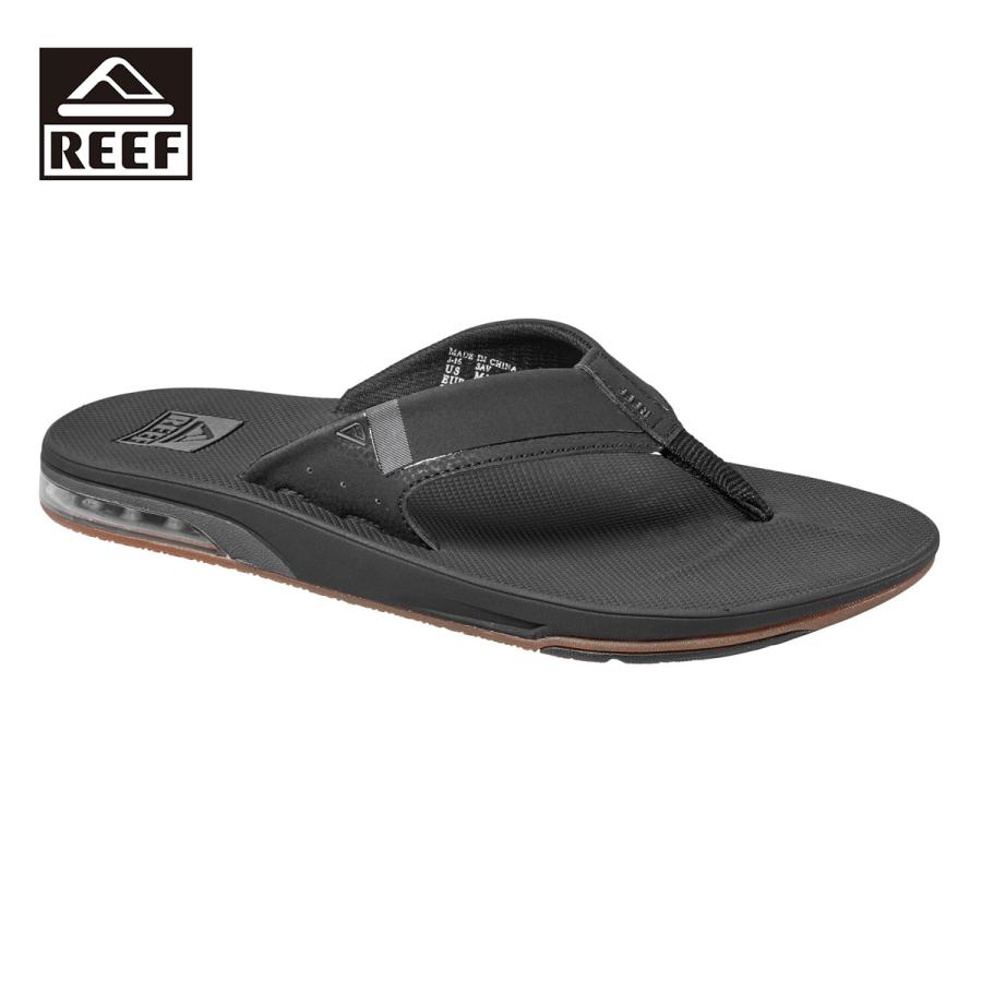 希少 Reef リーフ ビーチサンダル メンズ ブランド サンダル エアパッグ ボトルオープナー ラバー アウトドア サーフ 黒 ブラック 人気no 1 本体 Iniciatupyme Cl