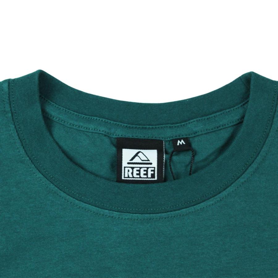 REEF リーフ Tシャツ 長袖 ブランド メンズ レディース ロングTシャツ バックプリント ロゴ おしゃれ ブランド アウトドア サーフ 緑 白｜blueism-y｜10