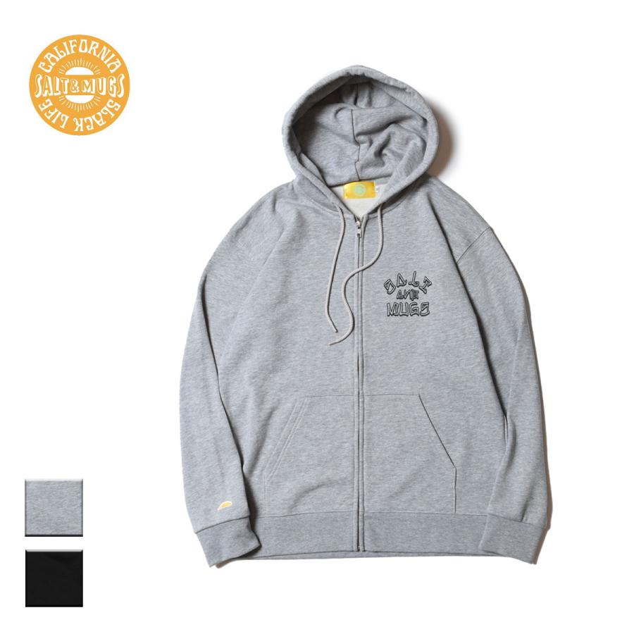 SALT&MUGS パーカー ジップパーカー ブランド おしゃれ ジップ