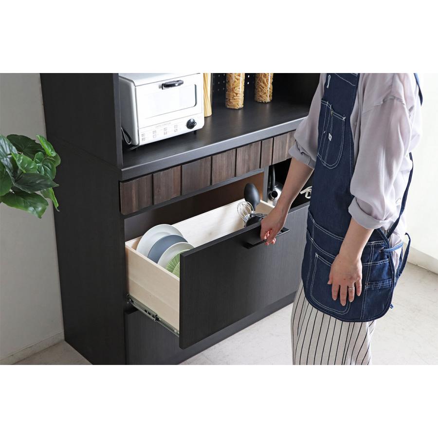 5/19まで】ダークブラウン 食器棚 大川家具 東馬家具 5/19まで】ダーク