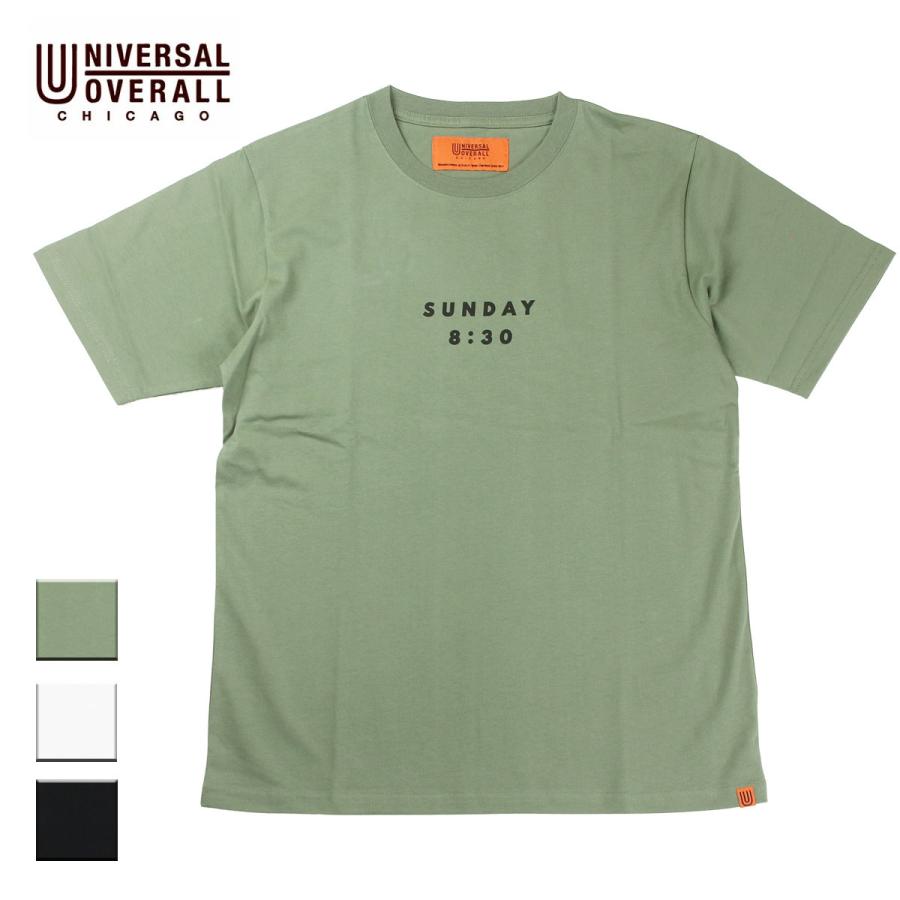 ユニバーサルオーバーオール Tシャツ メンズ 半袖 ブランド おしゃれ レディース イラスト バックプリント ワークブランド アメカジ カーキ 白 黒 Uvs U B Blueism 通販 Yahoo ショッピング