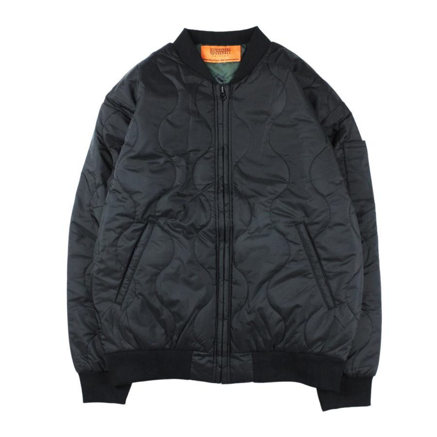 UNIVERSAL OVERALL ブラック キルティングジャケット　新品 UNIVERSAL OVERALL ユニバーサルオーバーオール キルティング