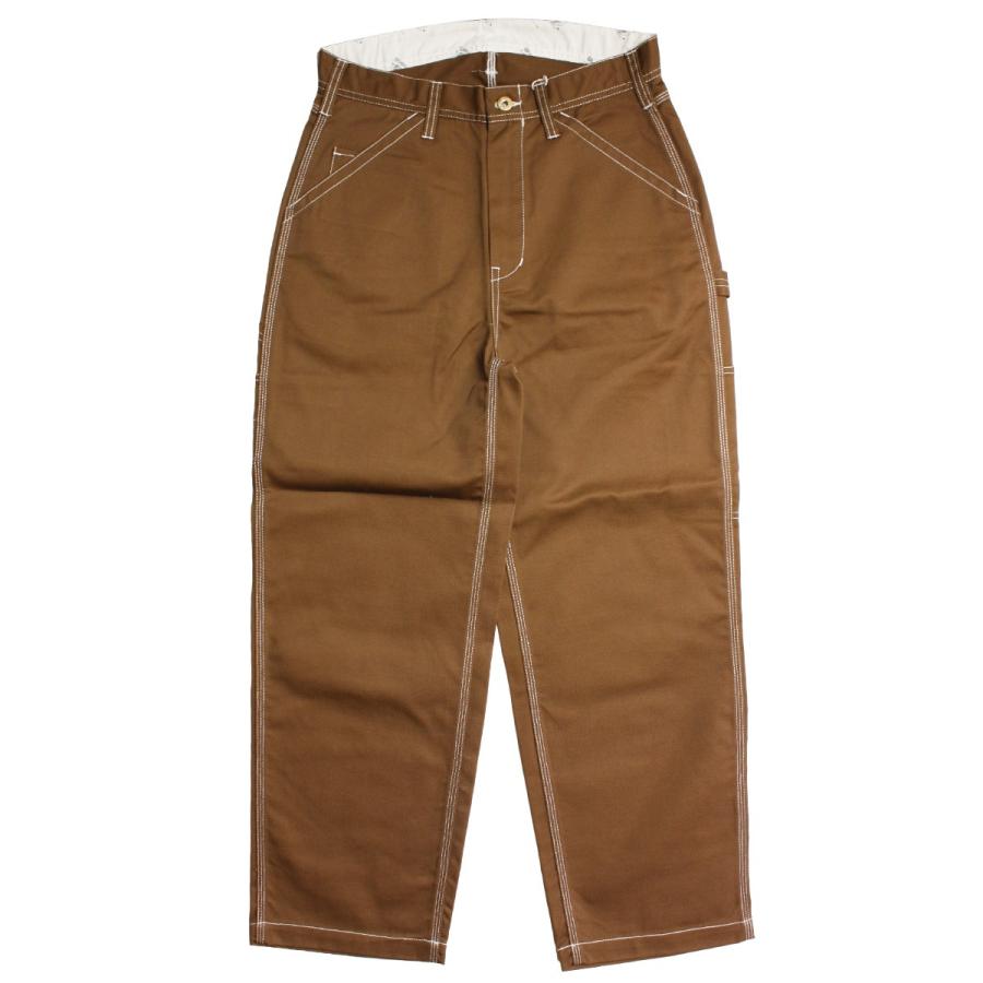 ユニバーサルオーバーオール ペインターパンツ メンズ ブランド ワイドパンツ おしゃれ パンツ 太い 太め カジュアル 茶色 黒 紺 Uvs U C Blueism 通販 Yahoo ショッピング