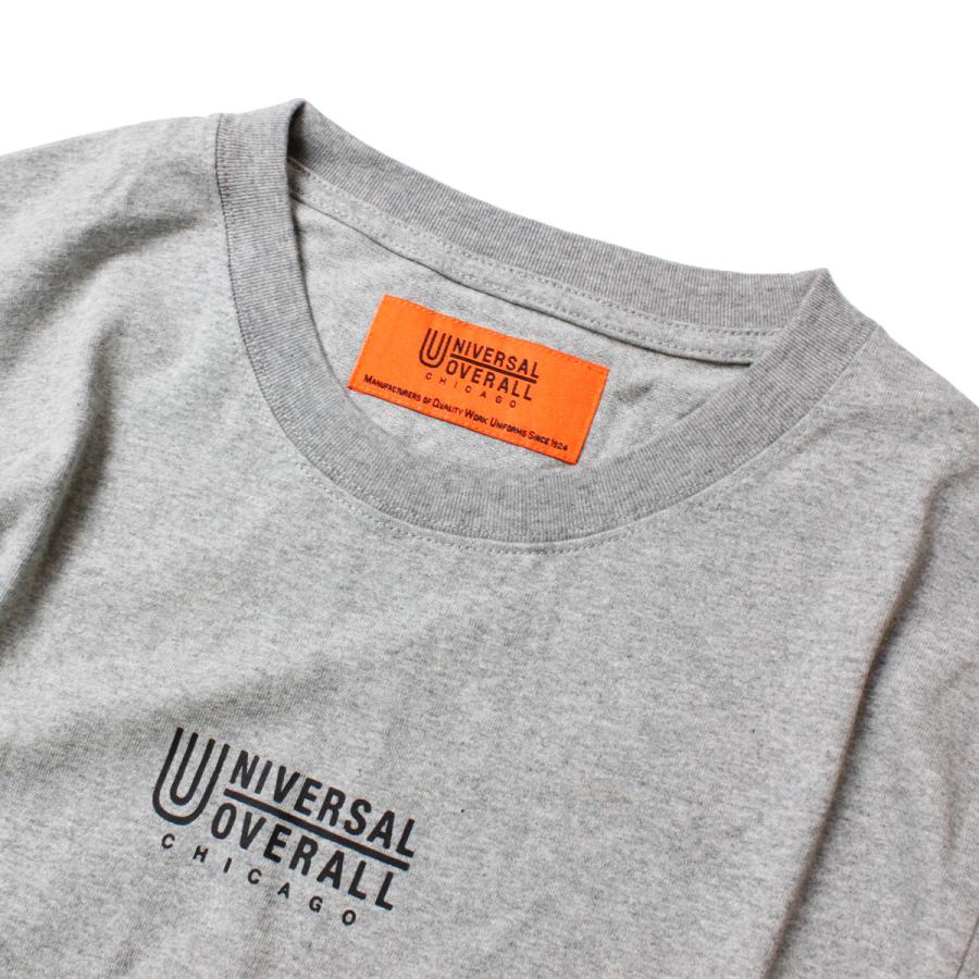 ユニバーサルオーバーオール Tシャツ 長袖 ブランド おしゃれ メンズ レディース ロンt ロングスリーブ カジュアル 無地 白 黒 紺 Uvs U9332 Blueism 通販 Yahoo ショッピング