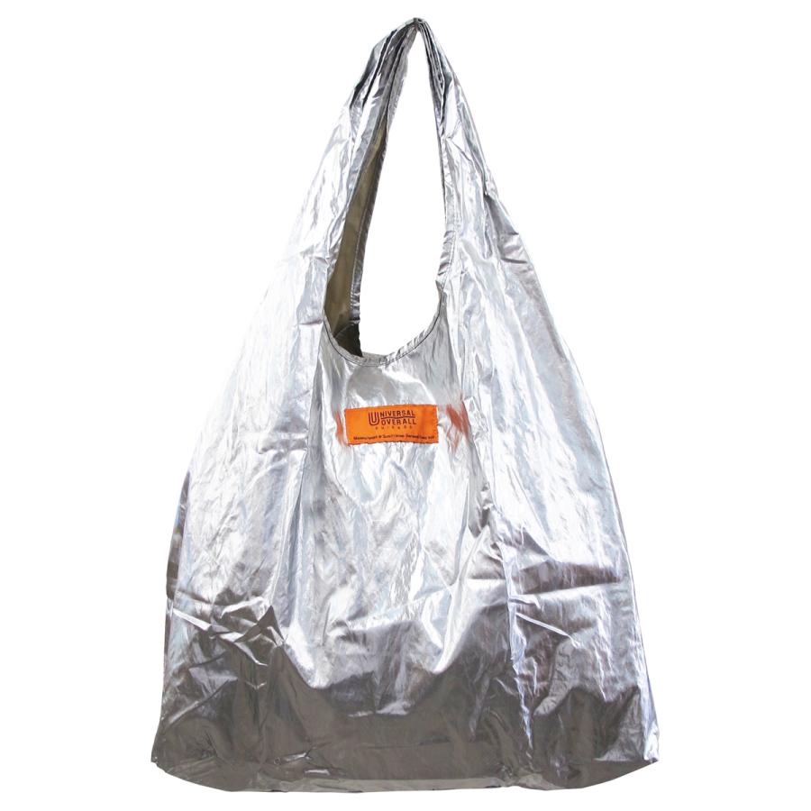 ユニバーサルオーバーオール パッカブル エコバッグ レディース メンズ ブランド おしゃれ コンパクト バッグ 光沢 トートバッグ 折りたたみ 銀 黒 Uvs Uvo 062s Blueism 通販 Yahoo ショッピング