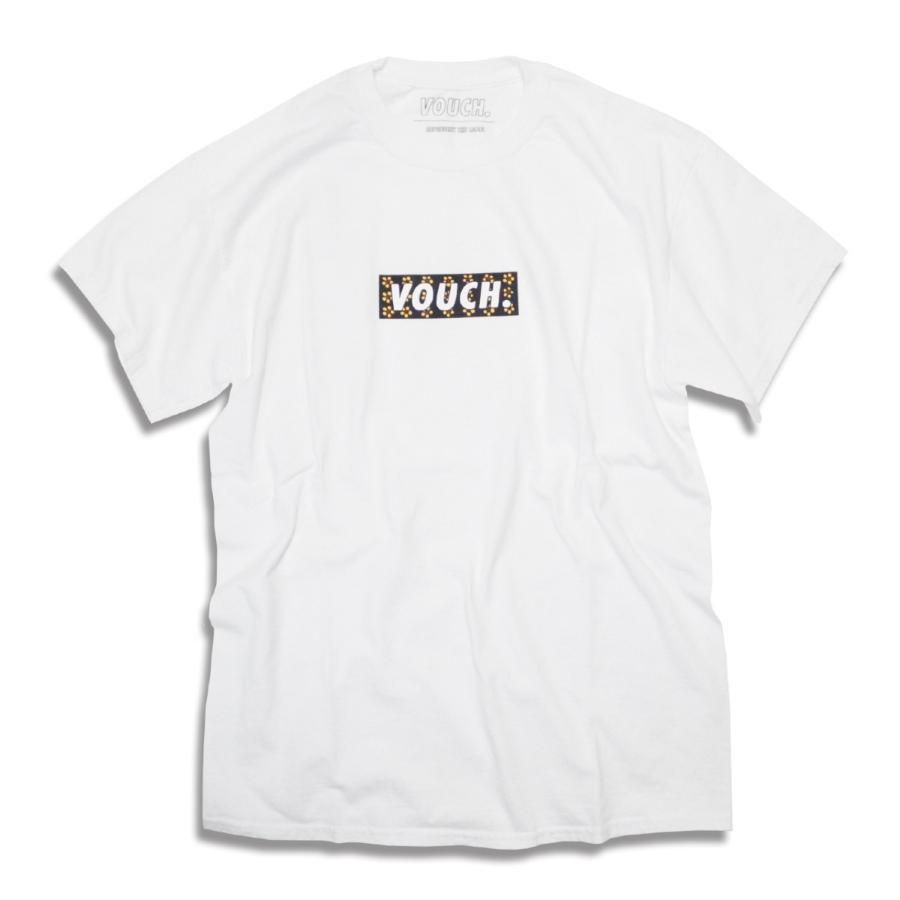 Tシャツ メンズ 半袖 ブランド おしゃれ Vouch バウチ ボックスロゴ 米国製 花柄 ホワイト Box Logo Vuc 01 Blueism 通販 Yahoo ショッピング