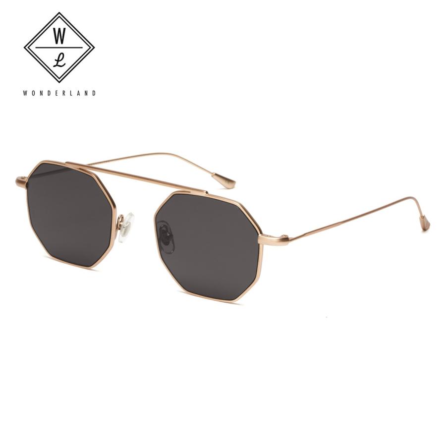 割引価格 アメリカ西海岸で人気を誇るアイウェアブランド サングラス ピンク ローズゴールド メタルフレーム 八角形 カラーレンズ Uvカット オクタゴン メンズ おしゃれ ブランド レディース 財布 帽子 ファッション小物 Rktel Kz