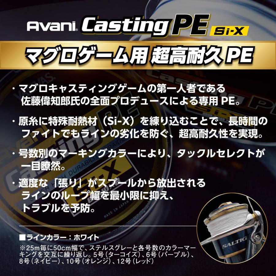 VARIVAS（バリバス） アバニ キャスティングPE Si-X 6号300m : ブルー