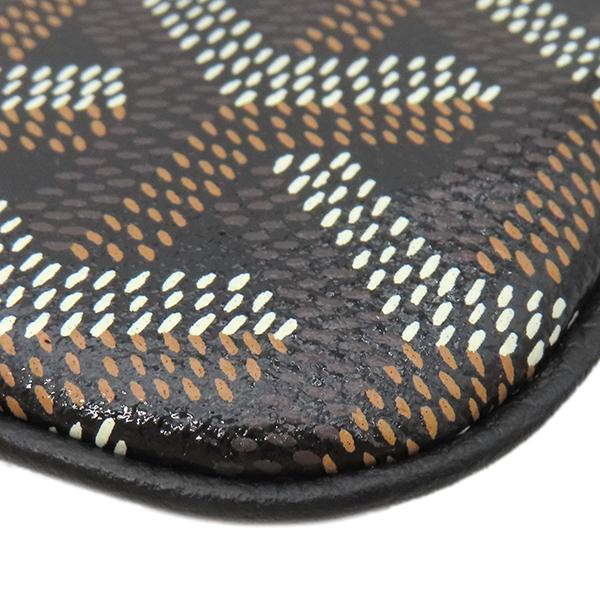 GOYARD（ゴヤール） ポーチ セナ ブラック 黒 ヘリンボーン柄