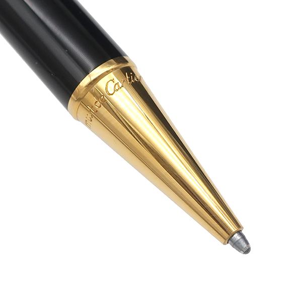 Cartier カルティエ トリニティ ツイスト式ボールペン インク黒ゴールド Cartier（カルティエ） ボールペン トリニティ GP ブラック 黒 インク