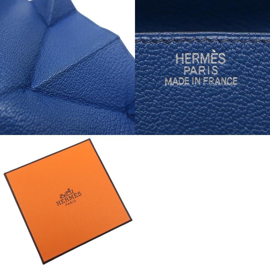 HERMES（エルメス） コインケース ルヴァンキャトル シェーブル ブルー