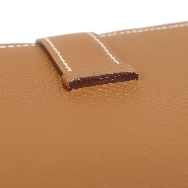 HERMES（エルメス） 長財布 ベアンスフレ ヴォーエプソン ブラウン 茶