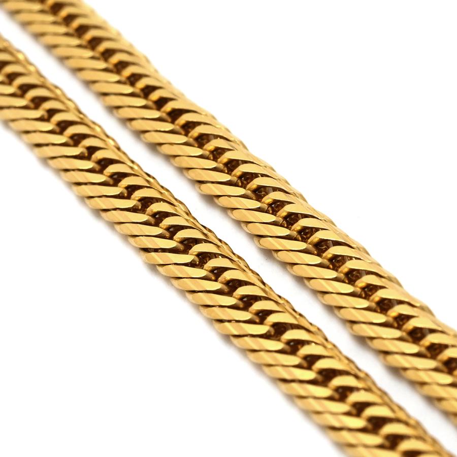 喜平 ネックレス K18 18金 54.8cm 22.6g 16面 トリプル K18YG ゴールド