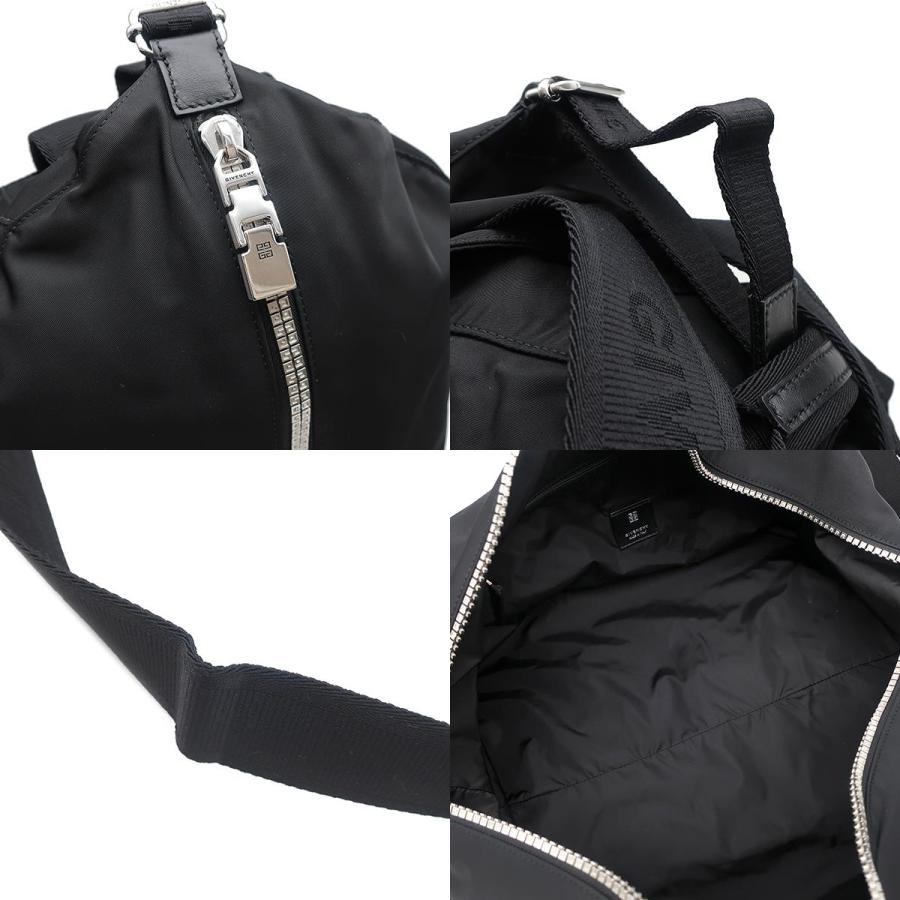 ジバンシイ 2WAYバッグ Gジップ バックパック ナイロン ブラック 黒 ロゴ ボディバッグ リュック BKU038K1JE 【中古】_8