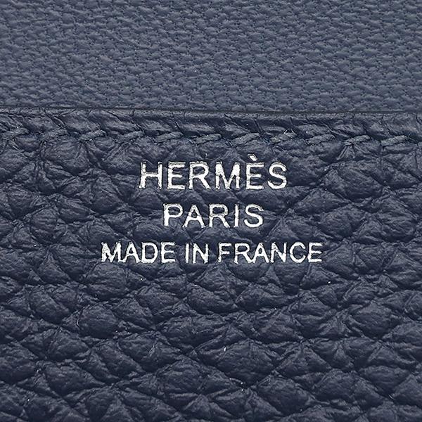 HERMES（エルメス） コインケース ドゴン カードケース トゴ ネイビー