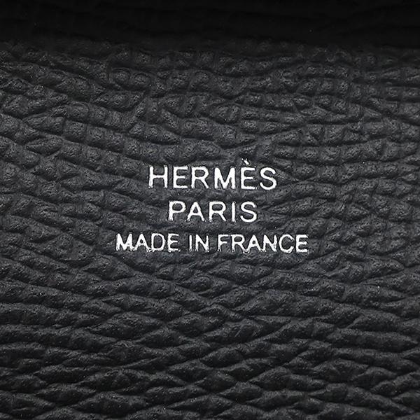 HERMES（エルメス） コインケース バスティア ヴォーエプソン ブラック