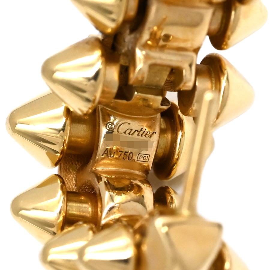 Cartier（カルティエ） ピアス クラッシュ ドゥ LM ゴールド K18YG