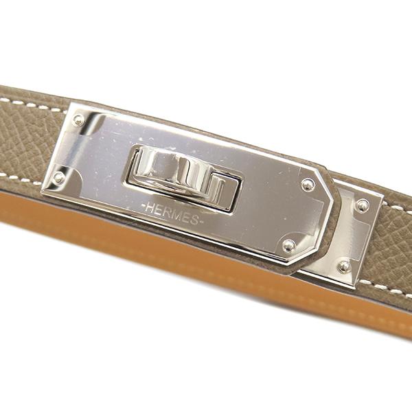 HERMES（エルメス） ベルト ケリー 18 ヴォーエプソン グレー