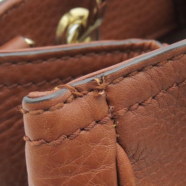 GUCCI（グッチ） 2WAYバッグ バンブーショッパー レザー ブラウン