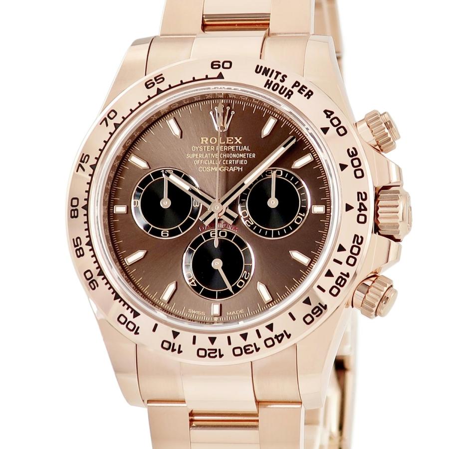 【3年保証】 ロレックス コスモグラフ デイトナ 126505 新品同様 ランダム番 K18RG無垢 チョコレート ブラウン 自動巻き メンズ 腕時計 | デイトナ（ROLEX）